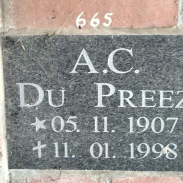 PREEZ A.C., du  1907-1998