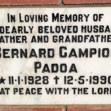 PADOA Bernard Campion 1928-1990