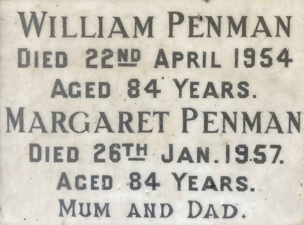PENMAN William -1954 & Margaret -1957
