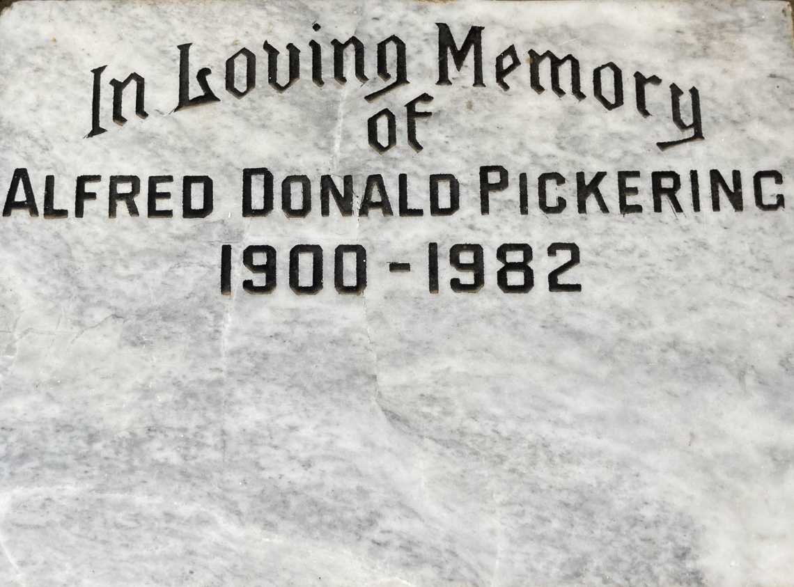 PICKERING Alfred Donald 1900-1982