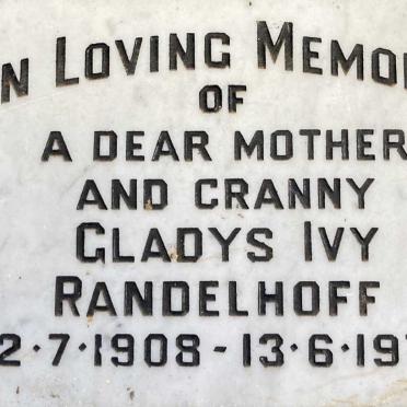 RANDELHOFF Gladys Ivy 1908-1974