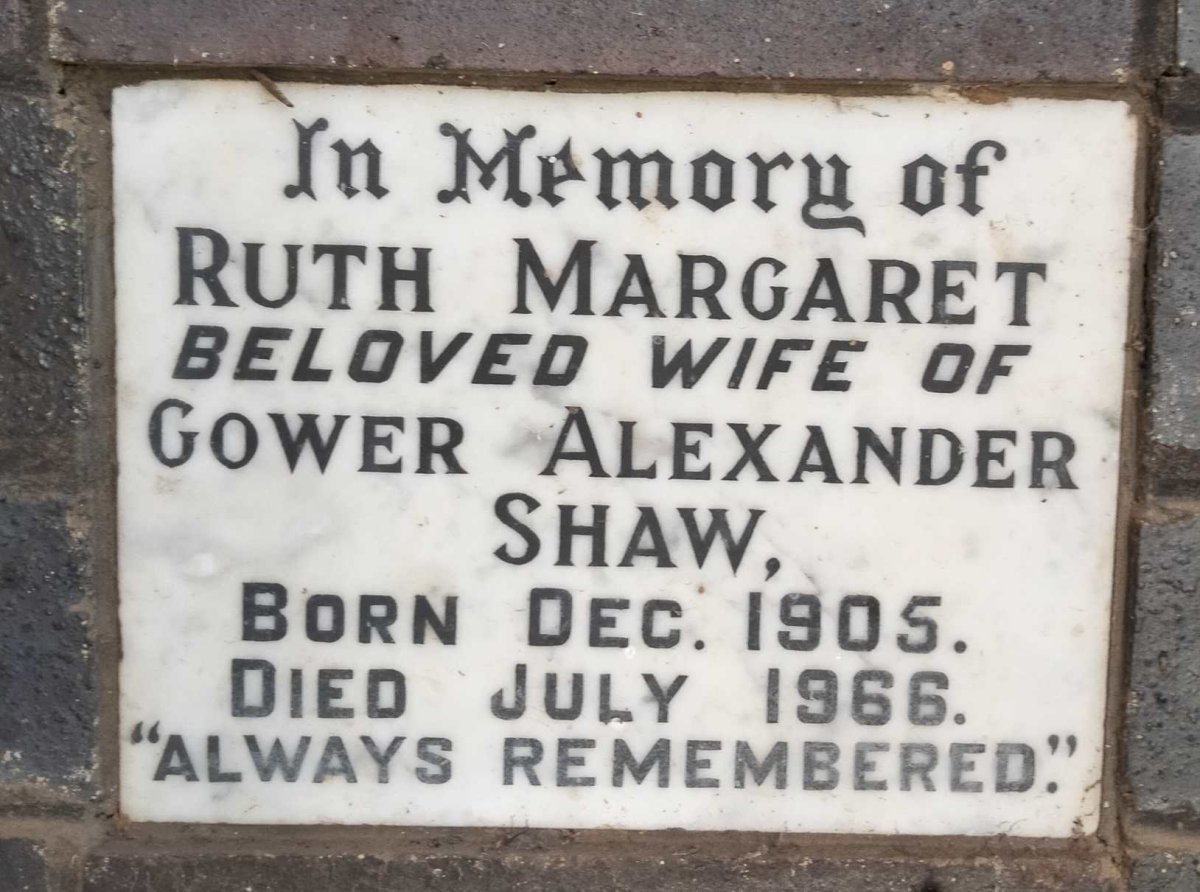 SHAW Gower Alexander 1905-1966