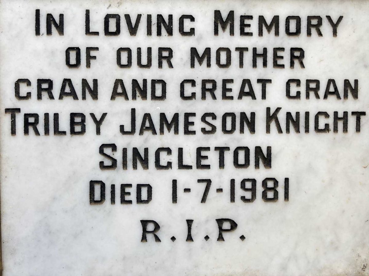 SINGLETON Trilby Jameson Knight -1981
