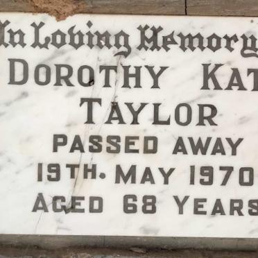 TAYLOR Dorothy Kate -1970