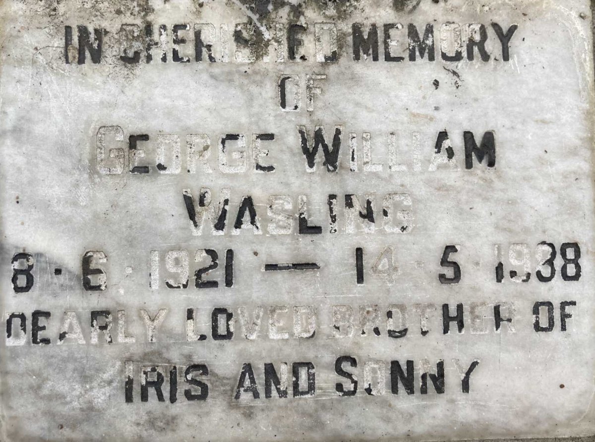 WASLING George William 1921-1988