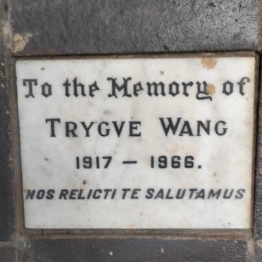 WANG Trygve 1917-1966