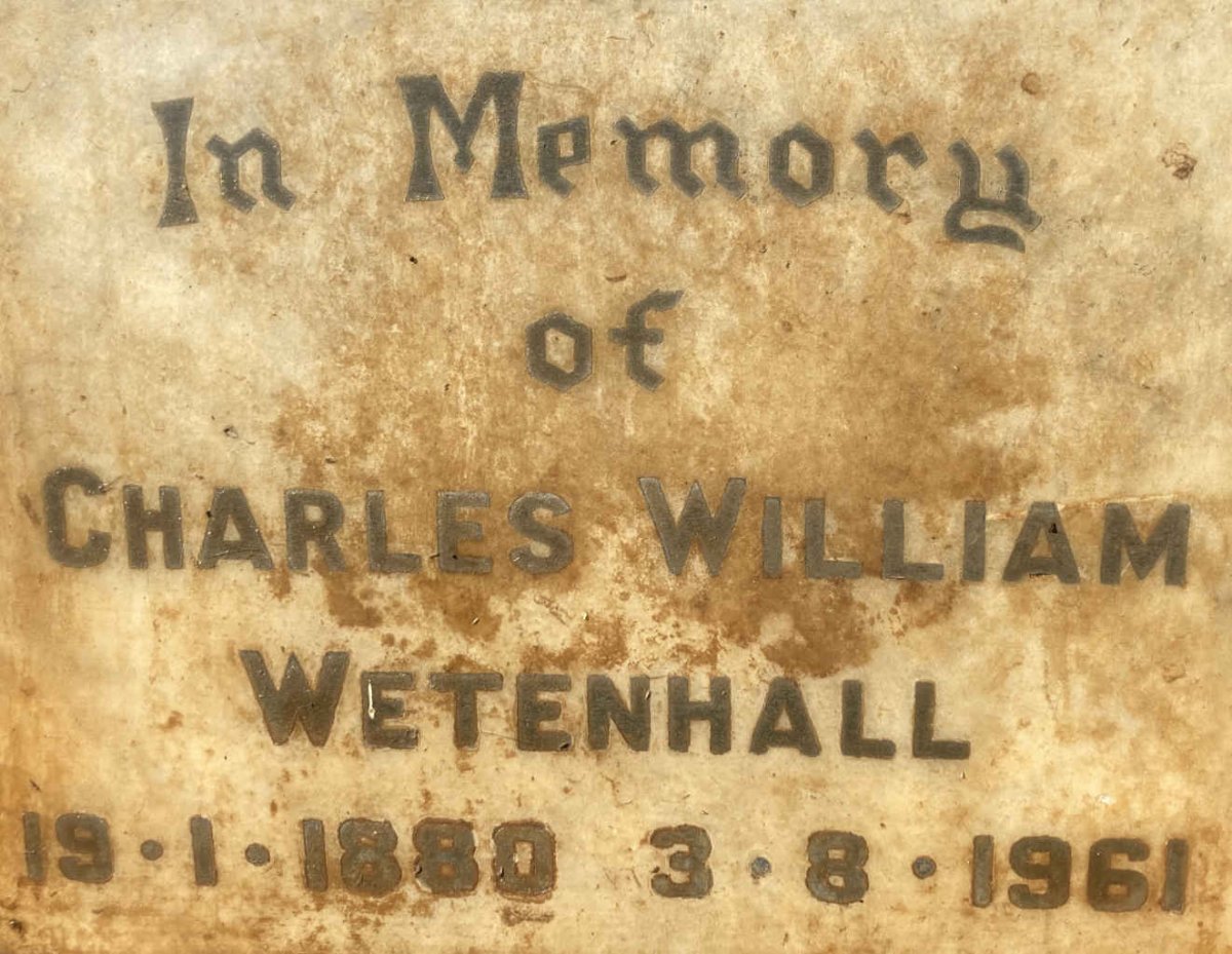 WETENHALL Charles William 1880-1961