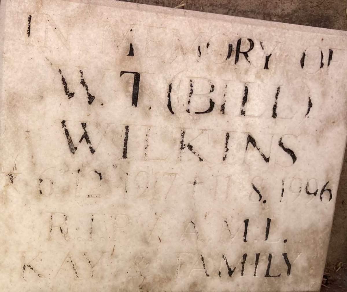 WILKINS W.T. 1917-1996
