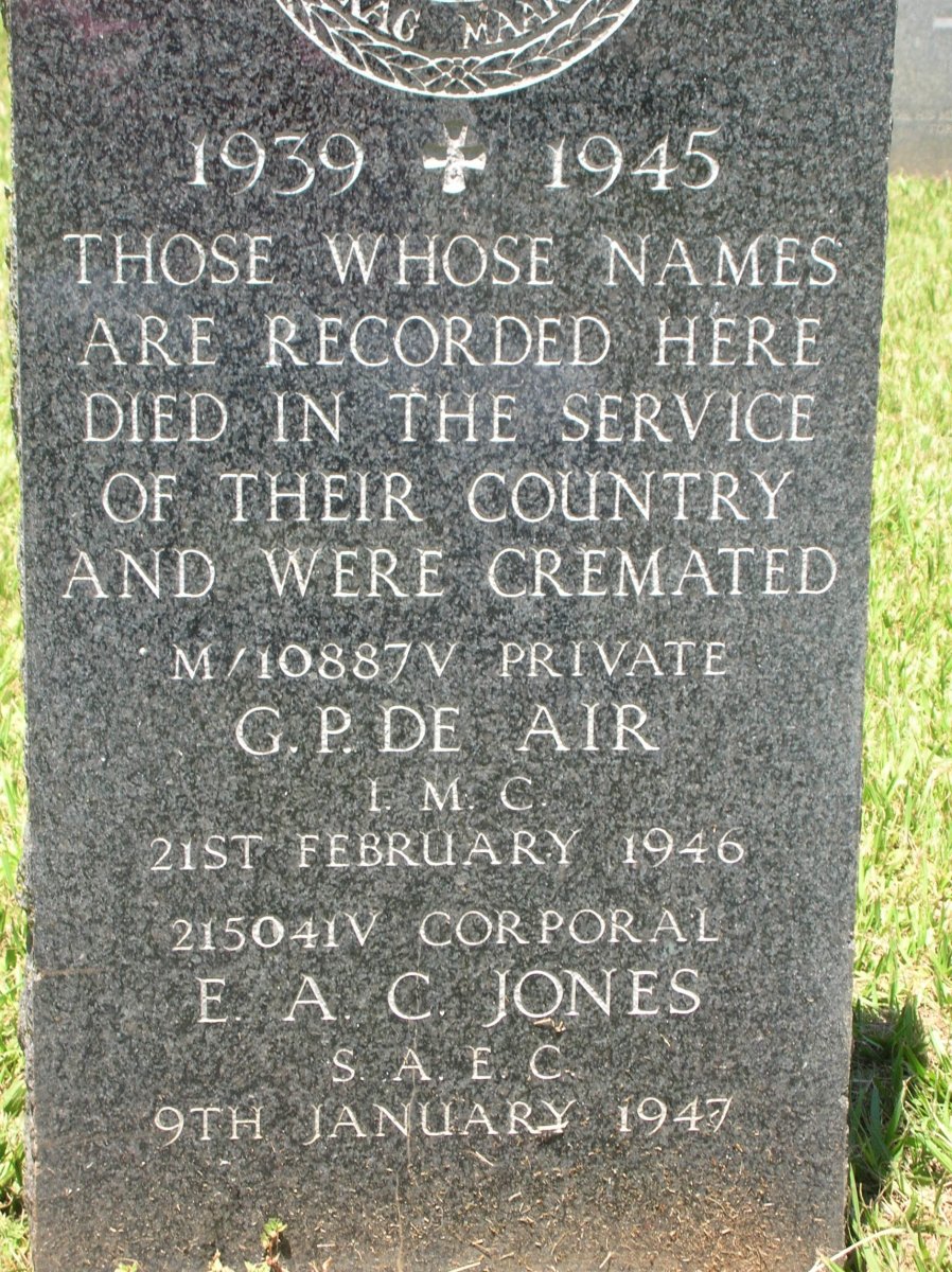 AIR G.P., de -1946 :: JONES E.A.C. -1947
