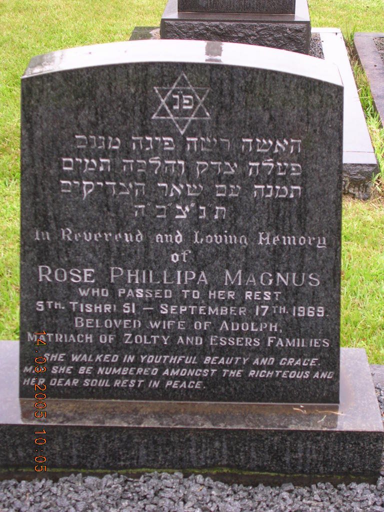 MAGNUS Rose Phillipa -1969