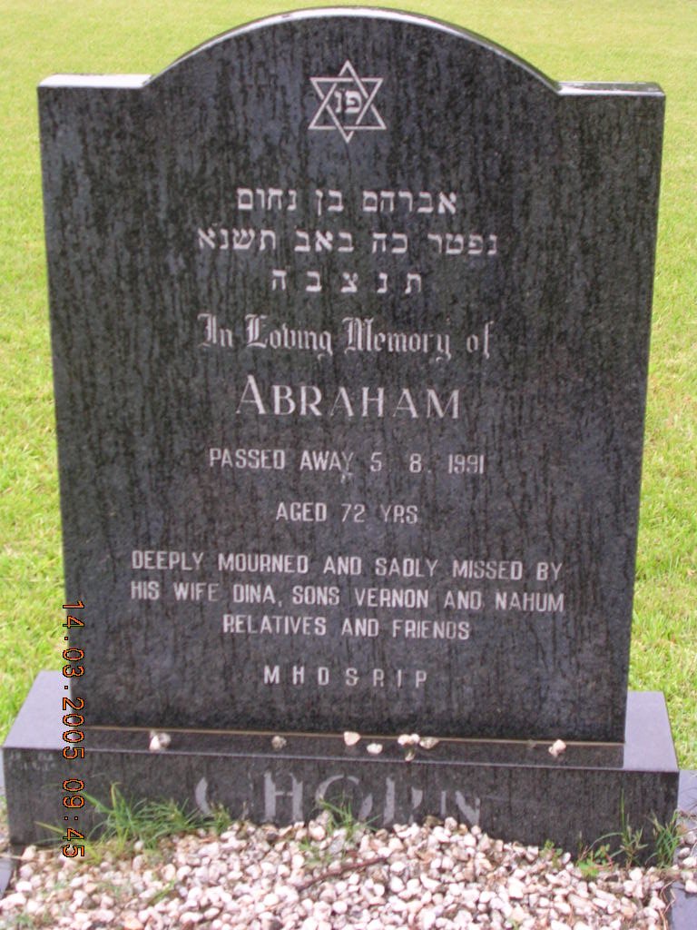 CHORN Abraham -1991