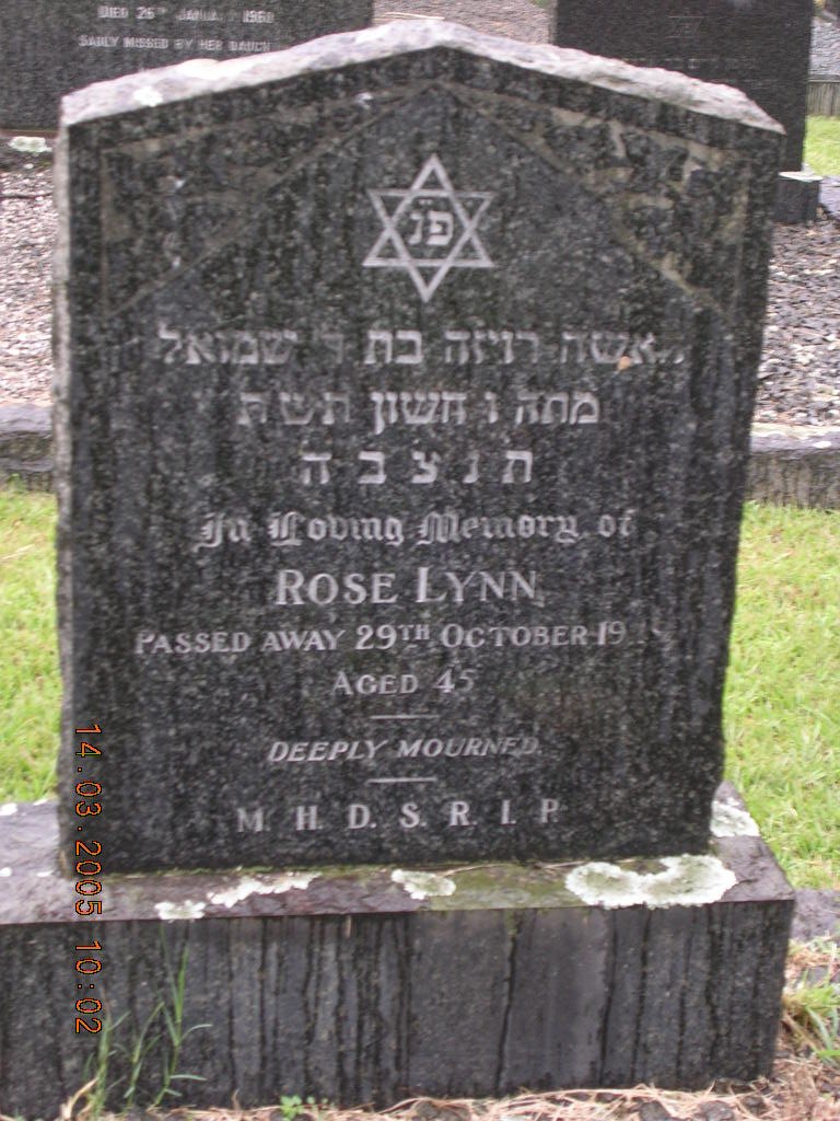 LYNN Rose -19??