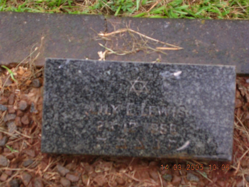 LEWIS Lily E. -195?