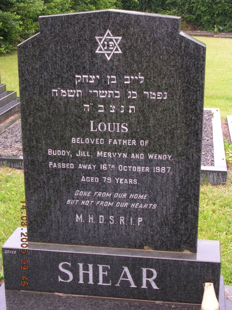 SHEAR Louis -1987
