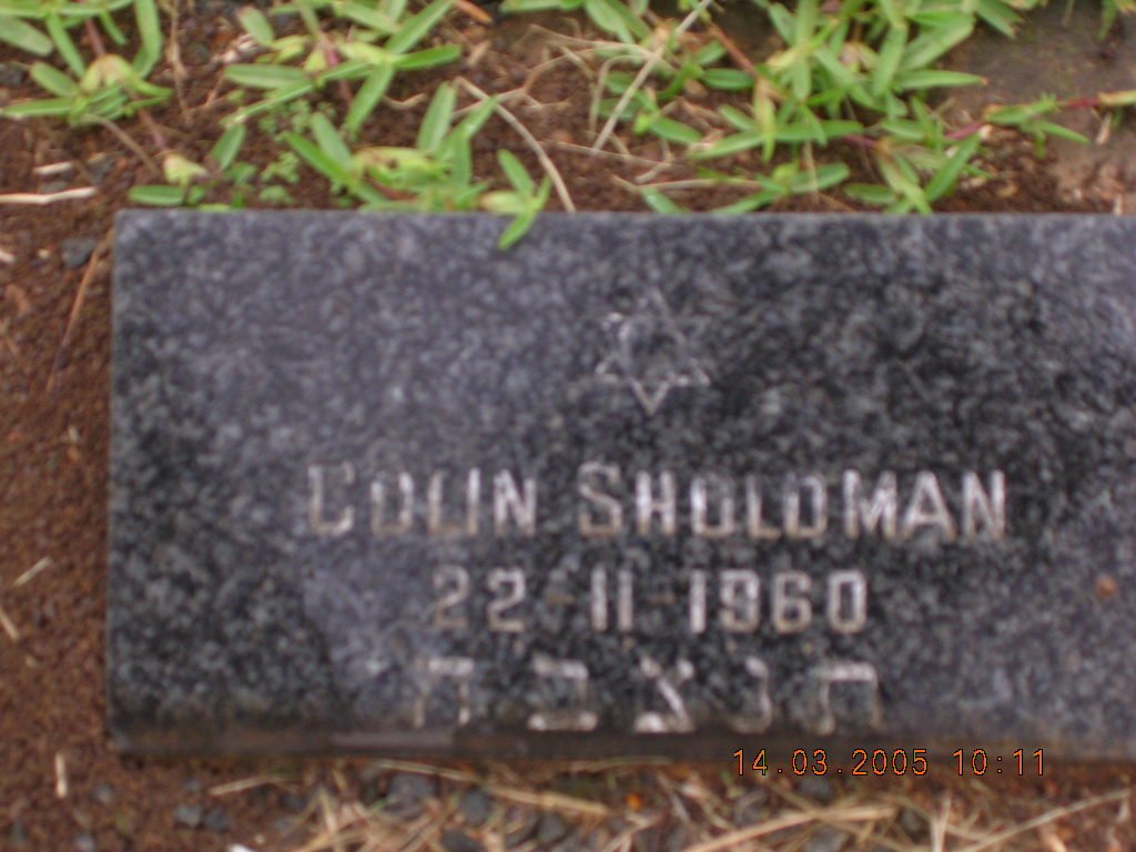 SHOLDMAN Colin -1960
