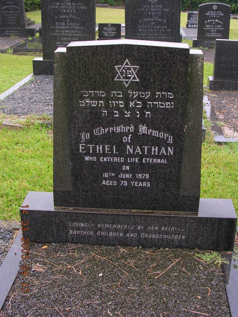 NATHAN Ethel -1979