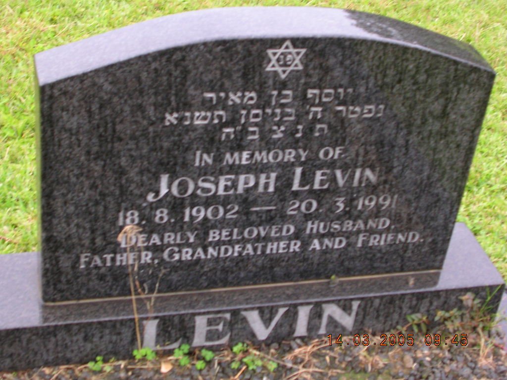 LEVIN Joseph 1902-1991