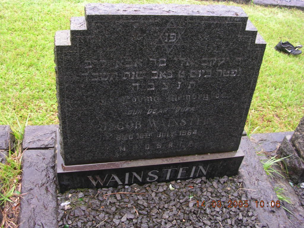 WAINSTEIN Jacob -1964