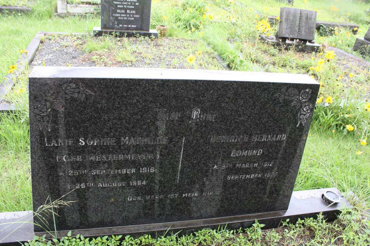 ? Heinrich Bernard Edmund 1912-1984 &amp; Lanie Sophie Mathilda WESTERMEYER 1916-1984