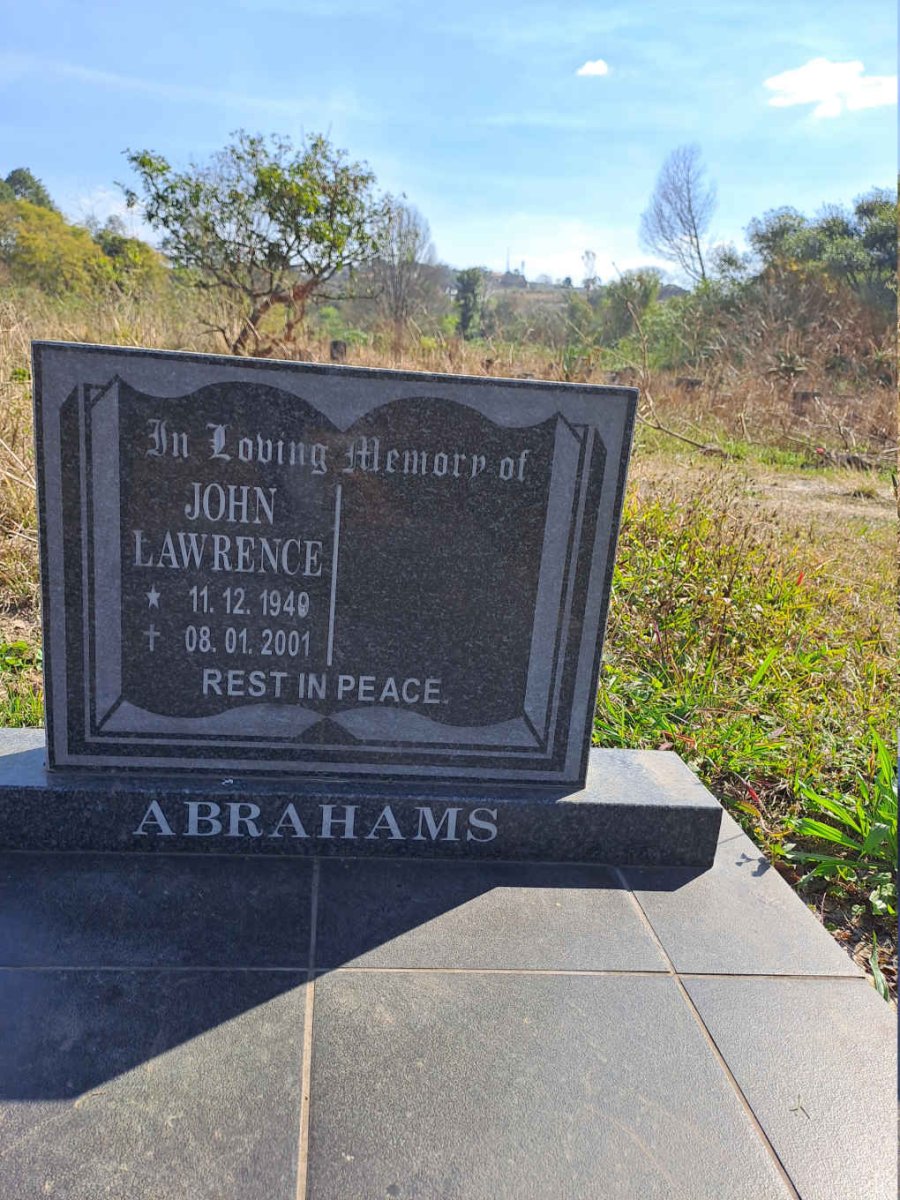 ABRAHAMS John Lawrence 1949-2001