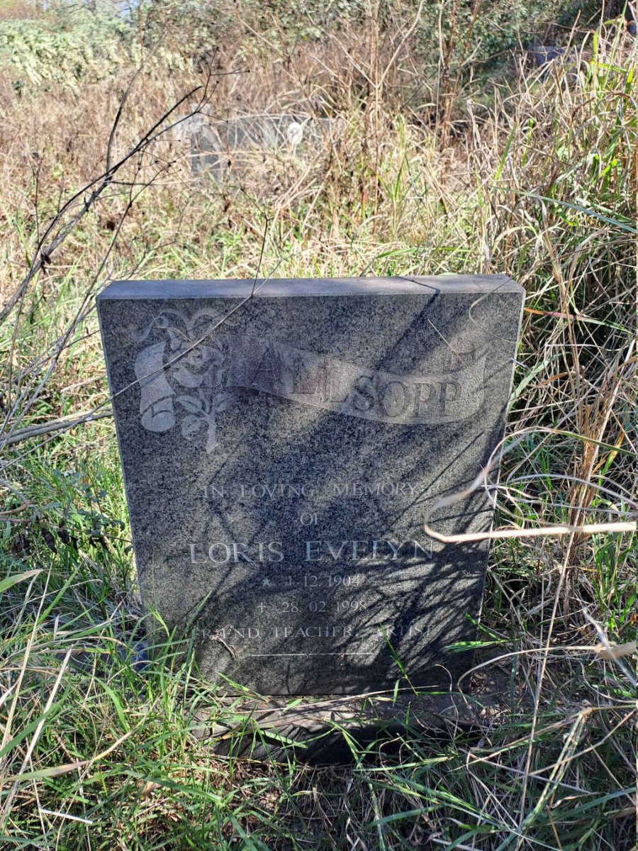 ALLSOPP Loris Evelyn 1904-1998