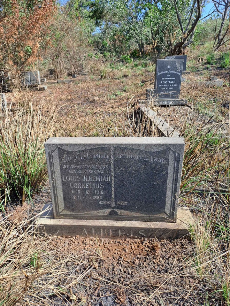 ALBERTS Louis Jeremiah Cornelius 1916-1986