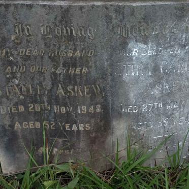 ASKEW Stanley -1948 & Ethel Caroline 19?9