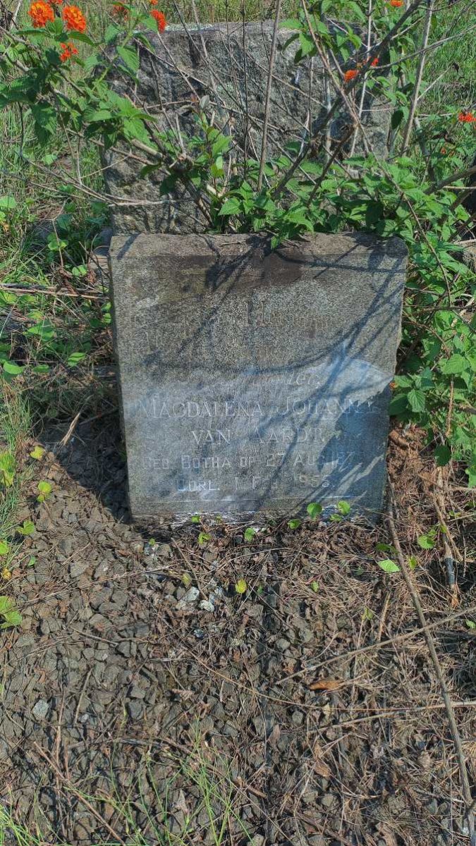 AARDT Magdalena Johanna, van nee BOTHA 1879-1955