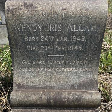 ALLAM Wendy Iris 1943-1945