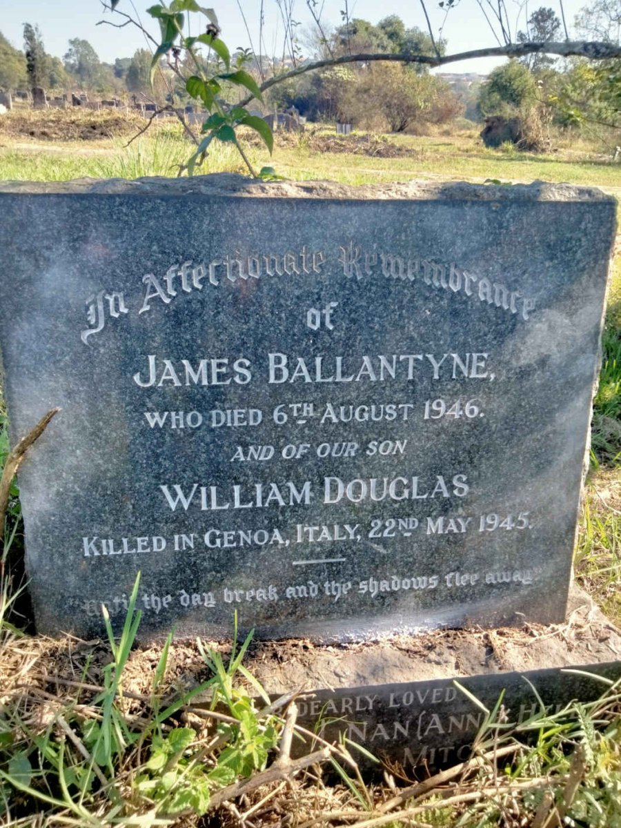 BALLANTYNE James -1946 :: BALLANTYNE William Douglas -1945