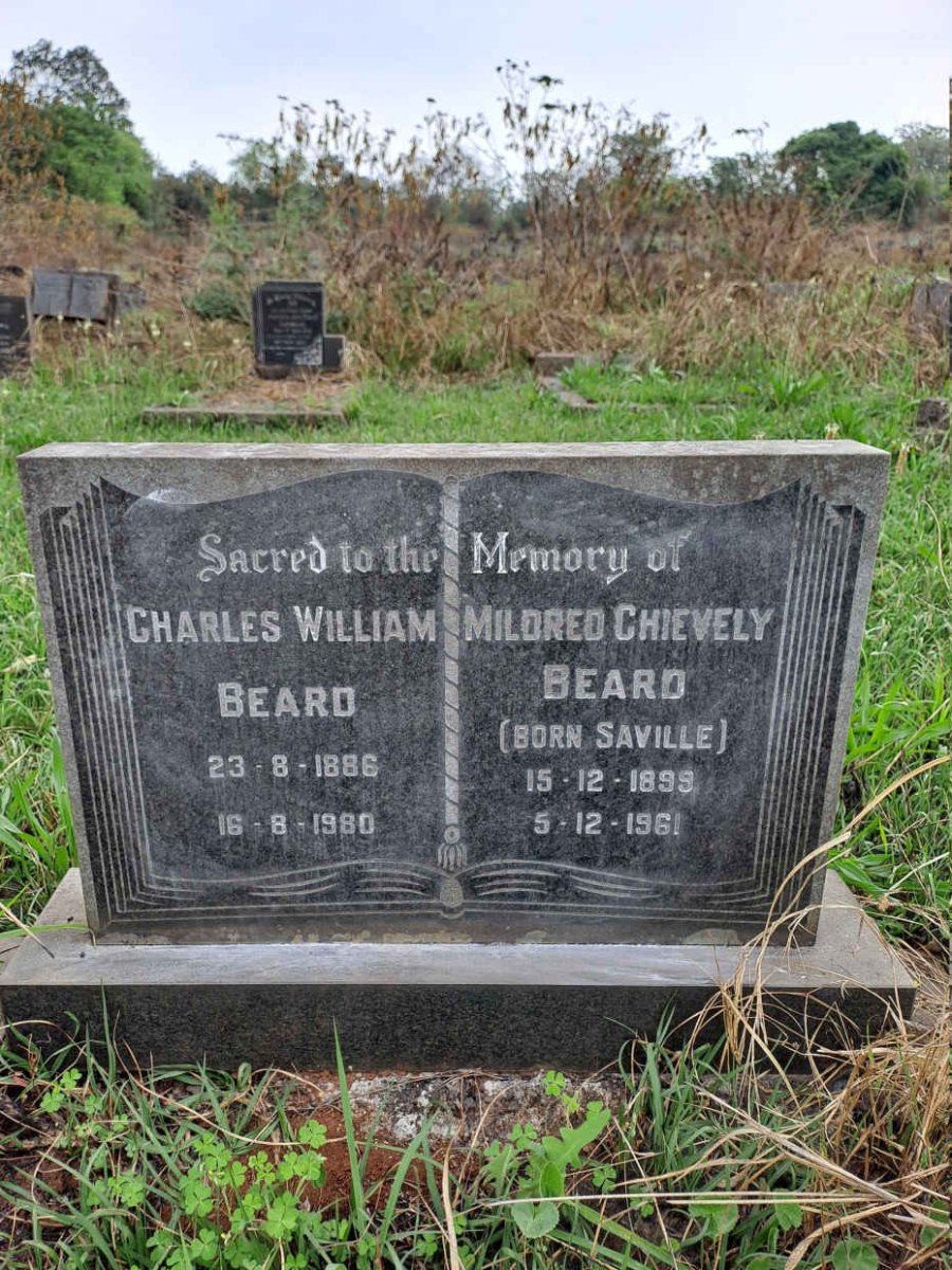 BEARD Charles William 1886-1980 & Mildred Chievely SAVILLE 1899-1961