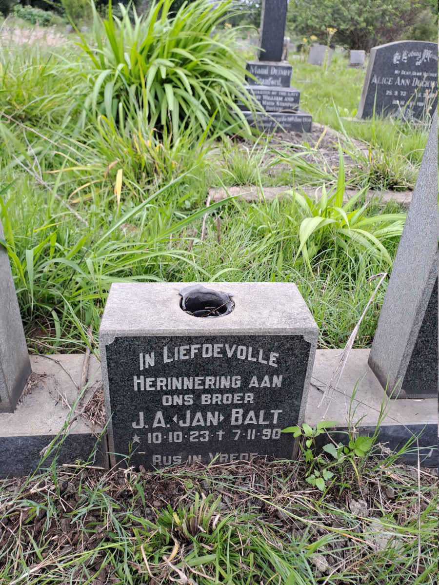 BALT J.A. 1923-1990