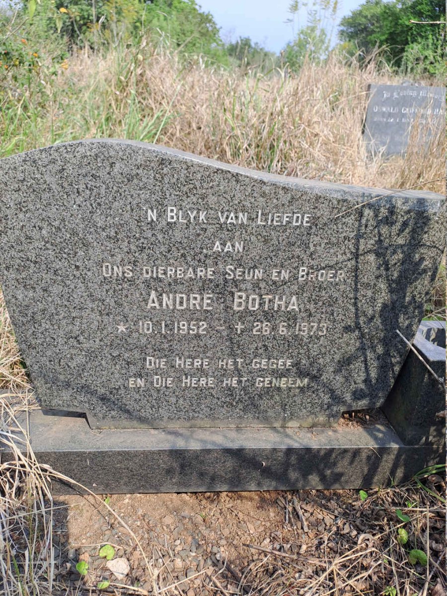 BOTHA Andre 1952-1973