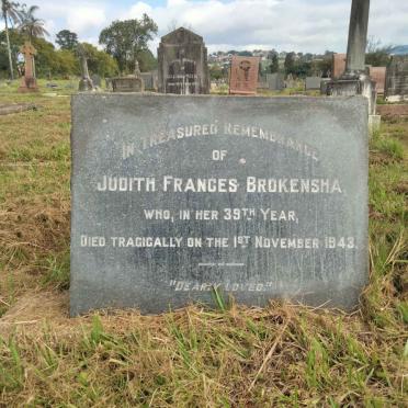 BROKENSHA Judith Frances -1943