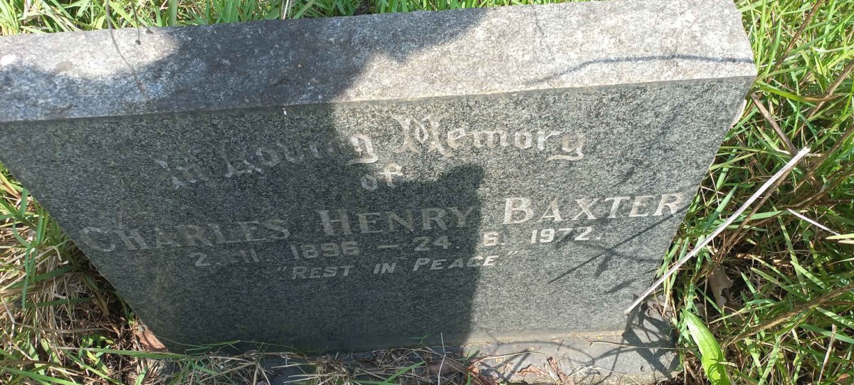 BAXTER Charles Henry 1896-1972