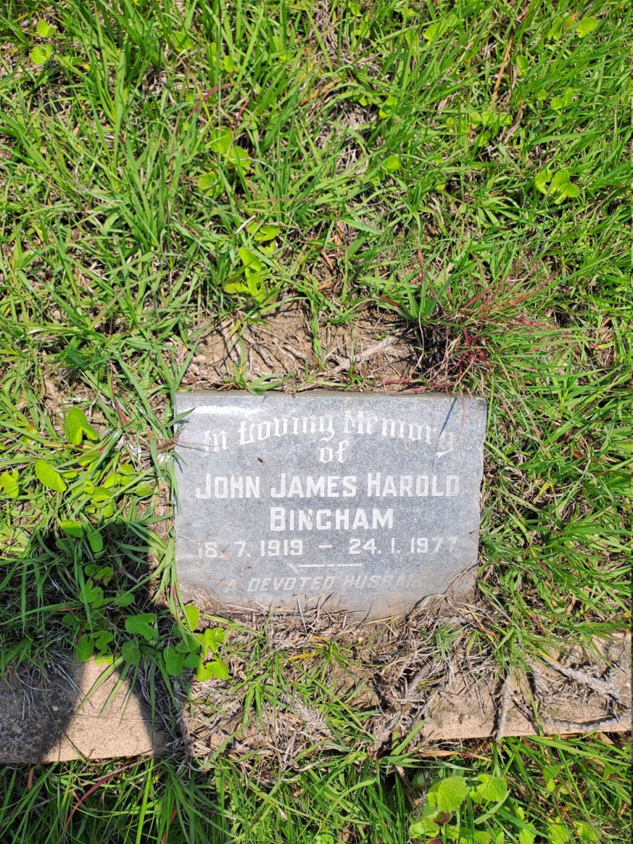 BINGHAM John James Harold 1919-1977