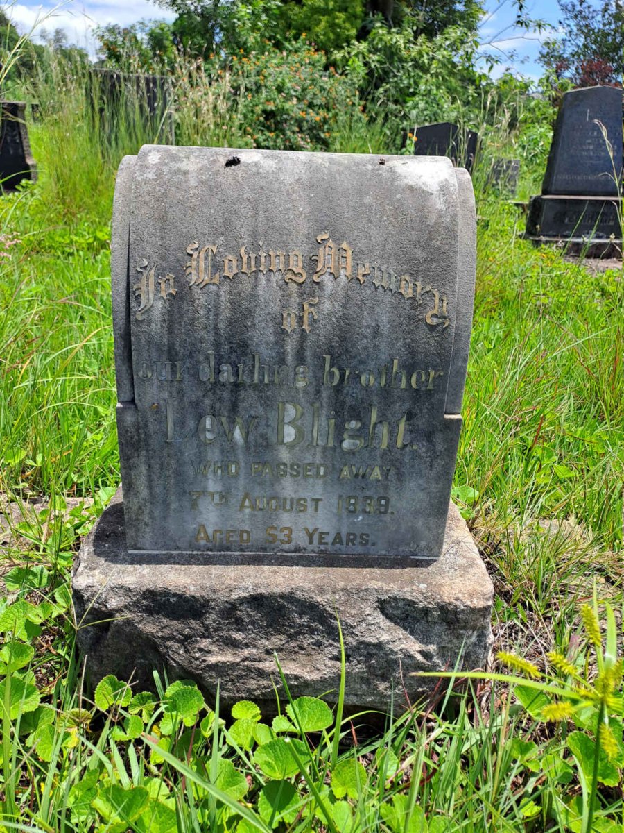 BLIGHT Lew -1939