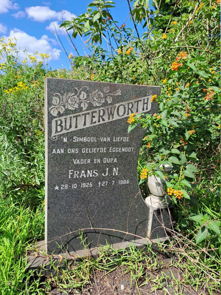 BUTTERWORTH Frans J.N. 1925-1986