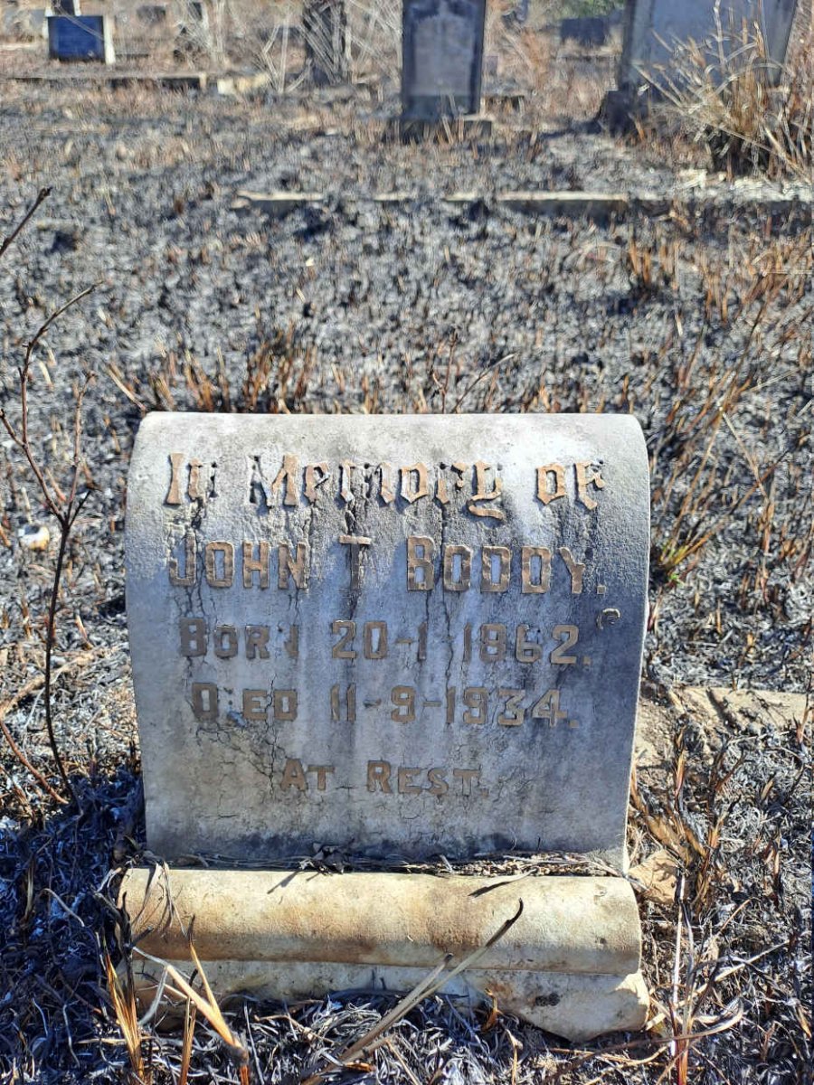 BODDY John T. 1862-1934