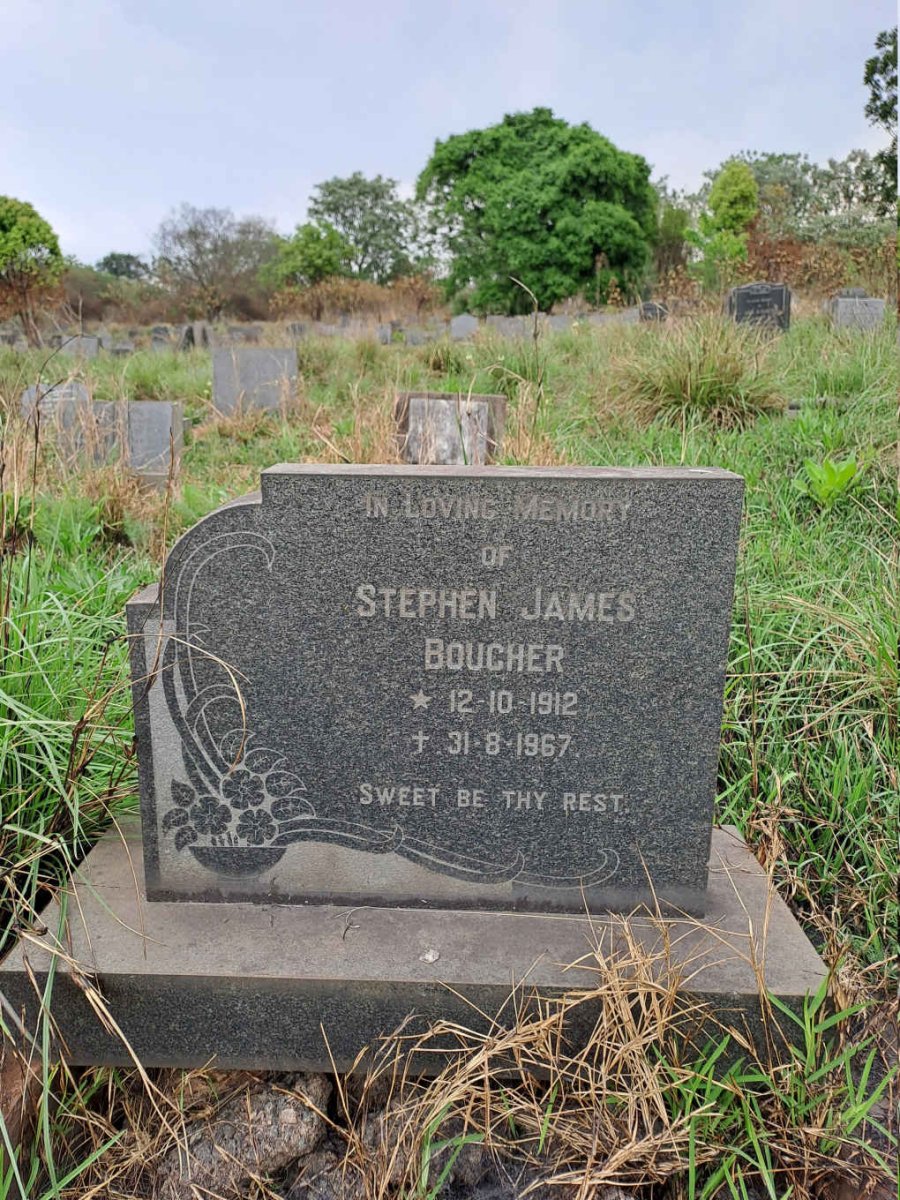 BOUCHER Stephen James 1912-1967