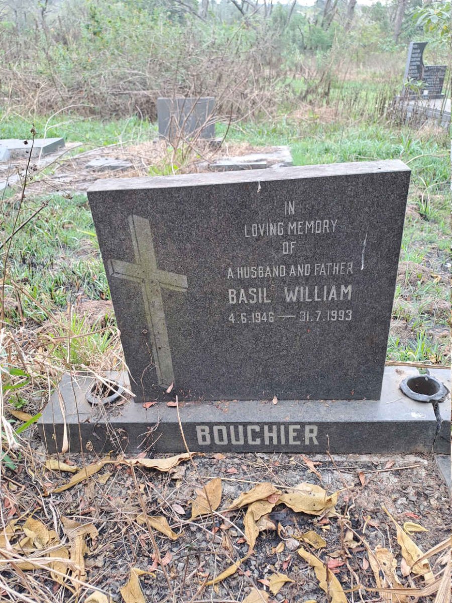 BOUCHIER Basil William 1946-1993