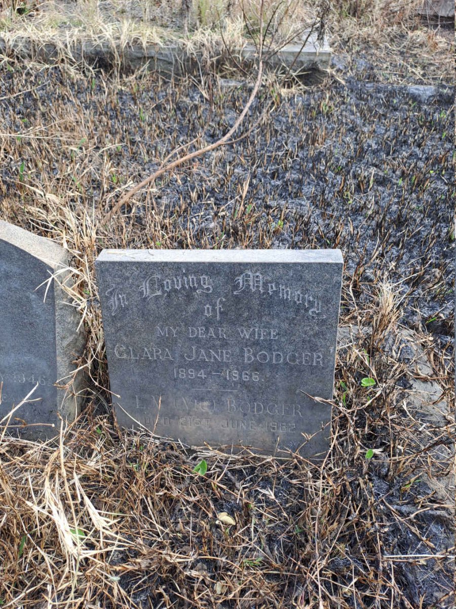 BODGER L.V. -1982 & Clara Jane 1894-1966