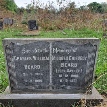 BEARD Charles William 1886-1980 & Mildred Chievely SAVILLE 1899-1961