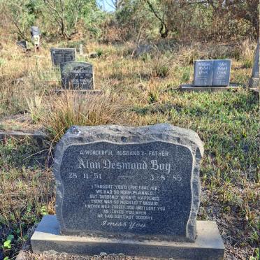 BOY Alan Desmond 1951-1985