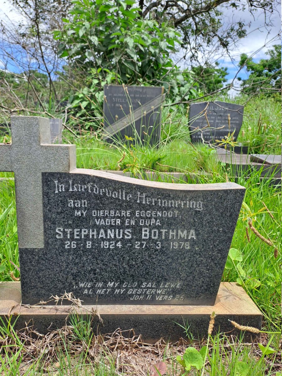 BOTHMA Stephanus 1924-1978