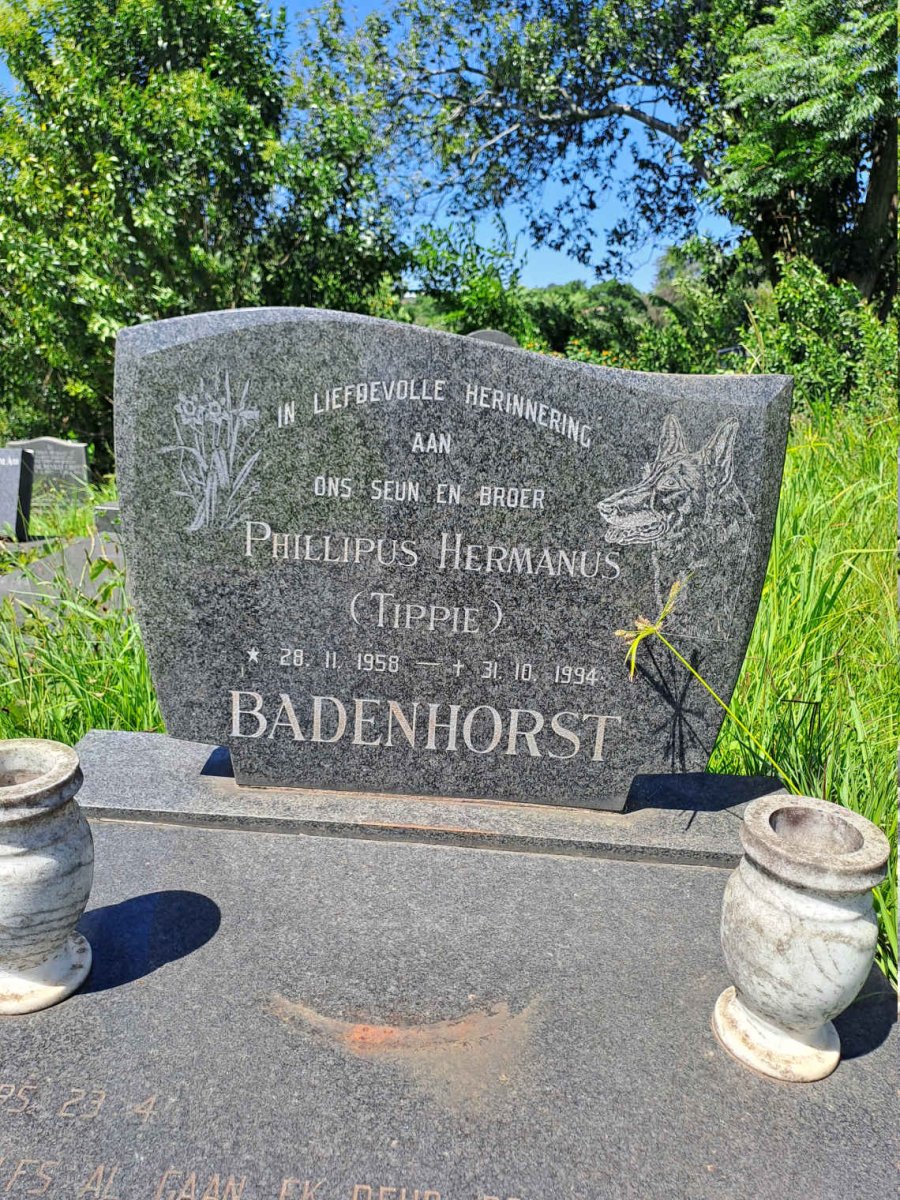 BADENHORST Phillipus Hermanus 1958-1994