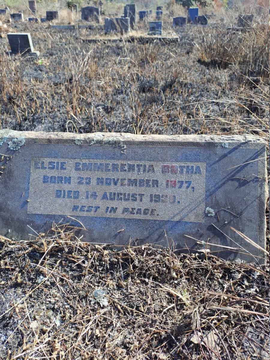 BOTHA Elsie Emmerentia 1877-1939