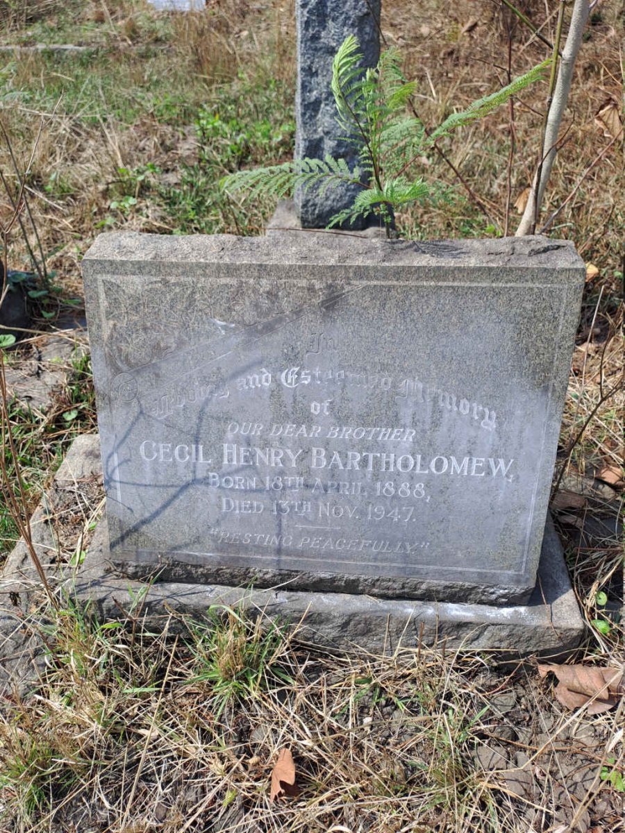 BARTHOLOMEW Cecil Henry 1888-1947