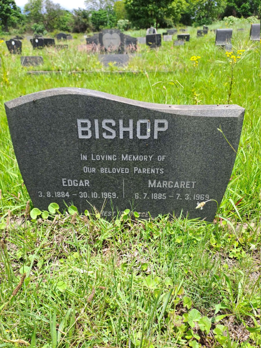 BISHOP Edgar 1884-1969 & Margaret 1885-1969