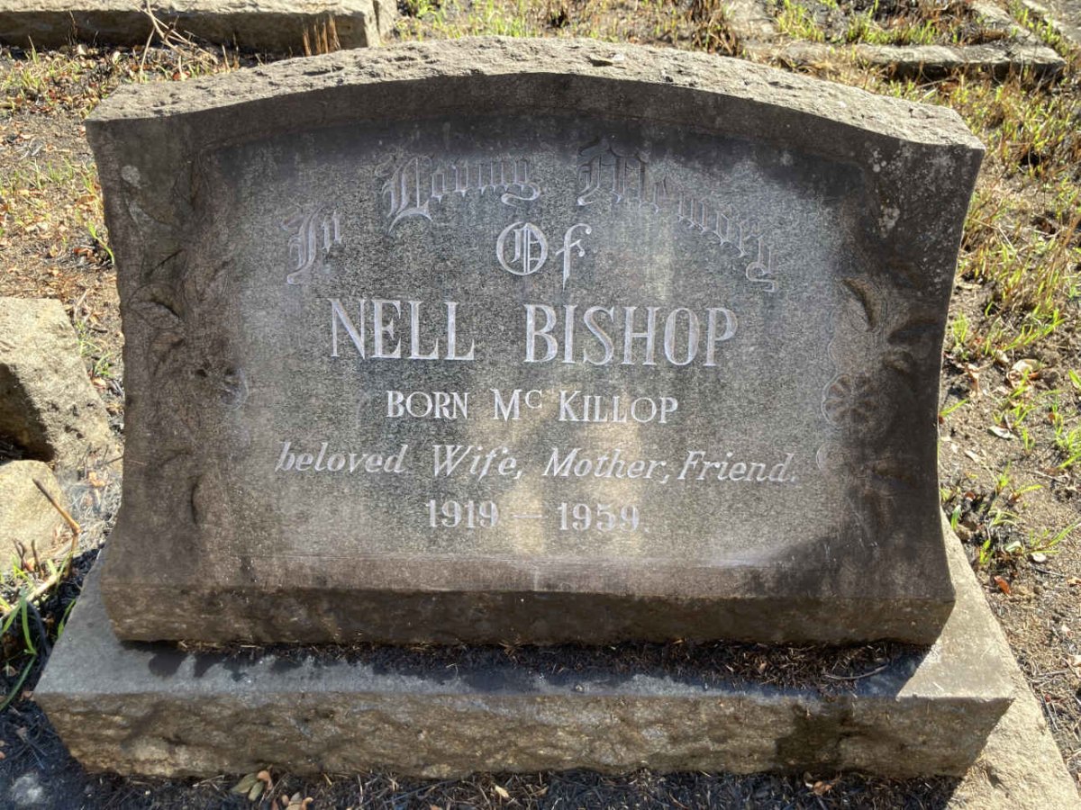 BISHOP Nell nee MCKILLOP 1919-1959